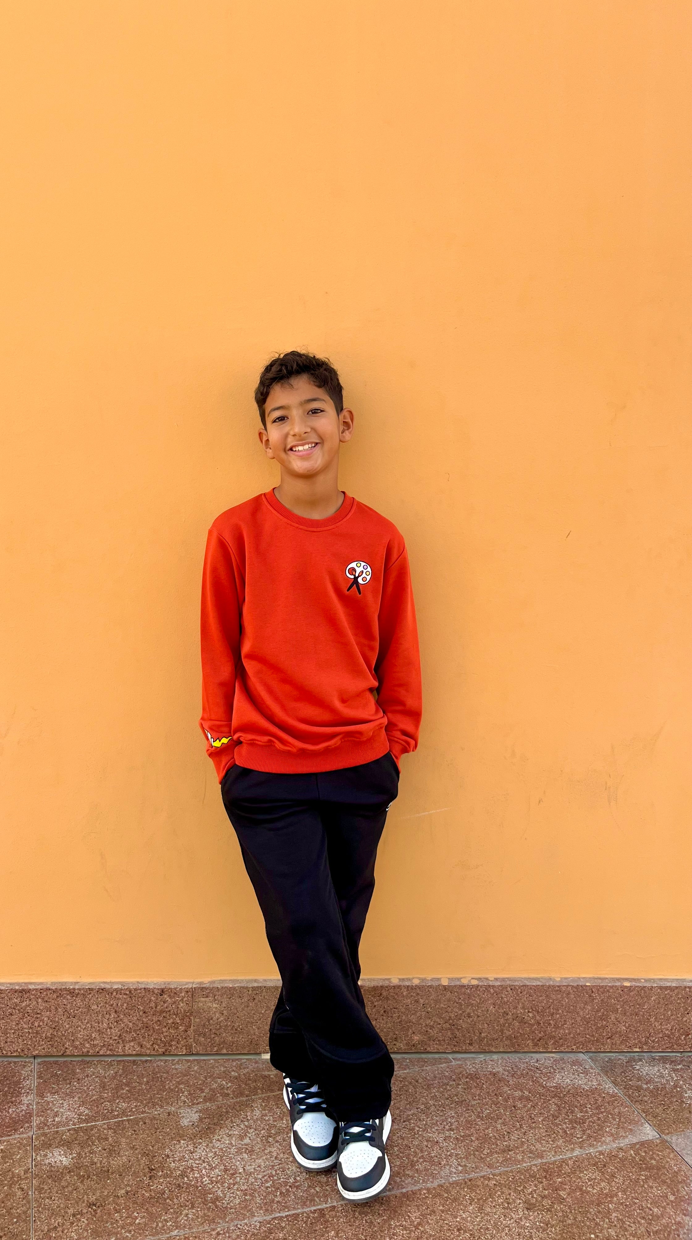 Unisex Pallet sweatshirt orange