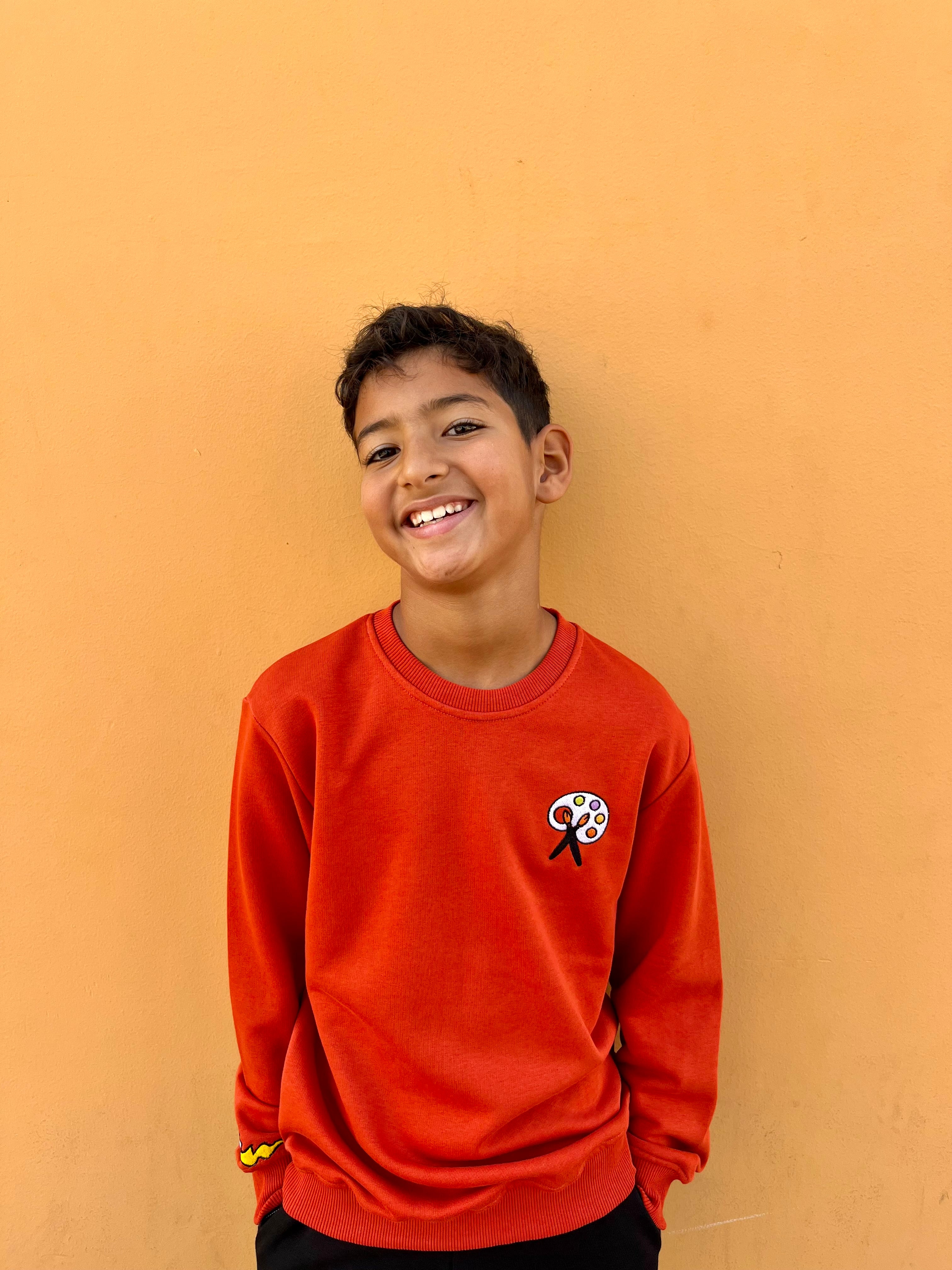 Unisex Pallet sweatshirt orange