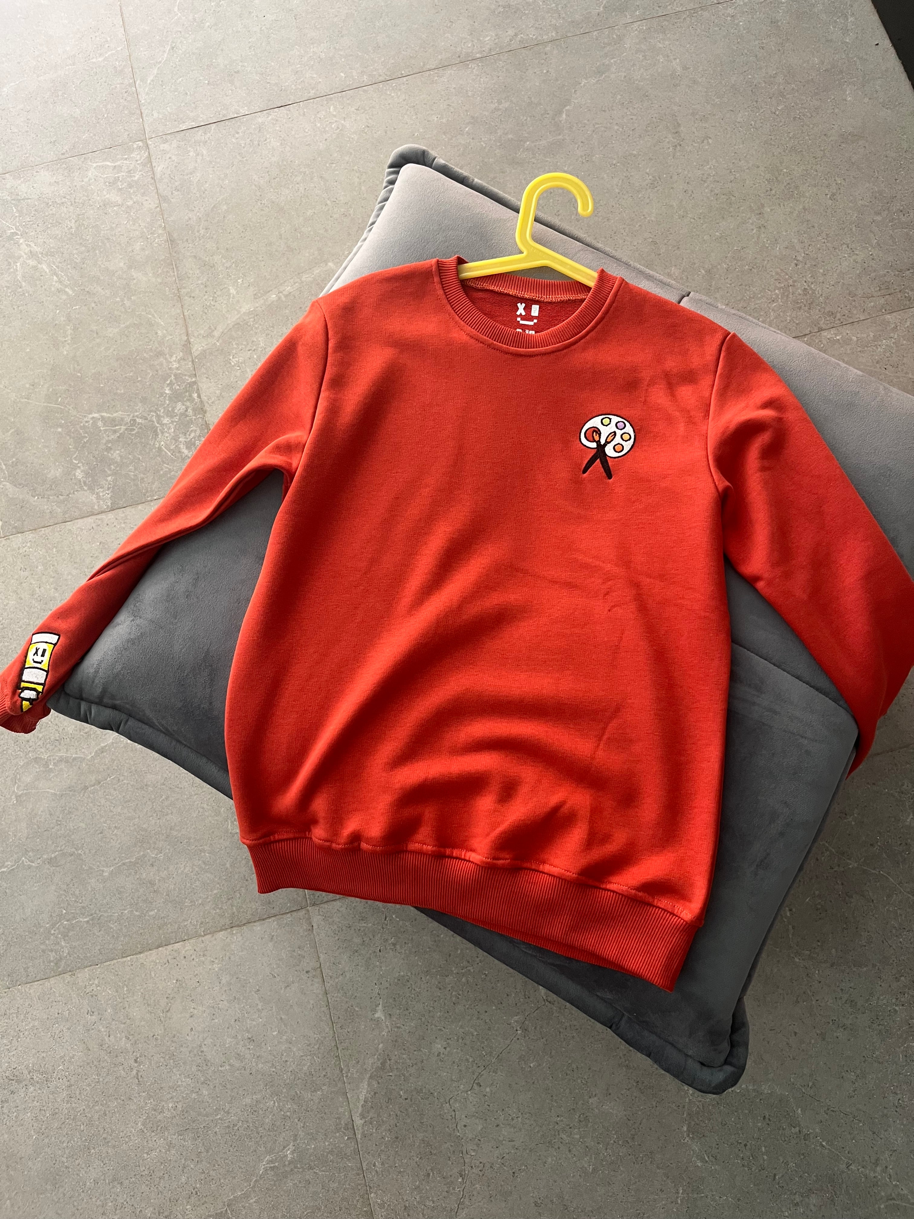 Unisex Pallet sweatshirt orange