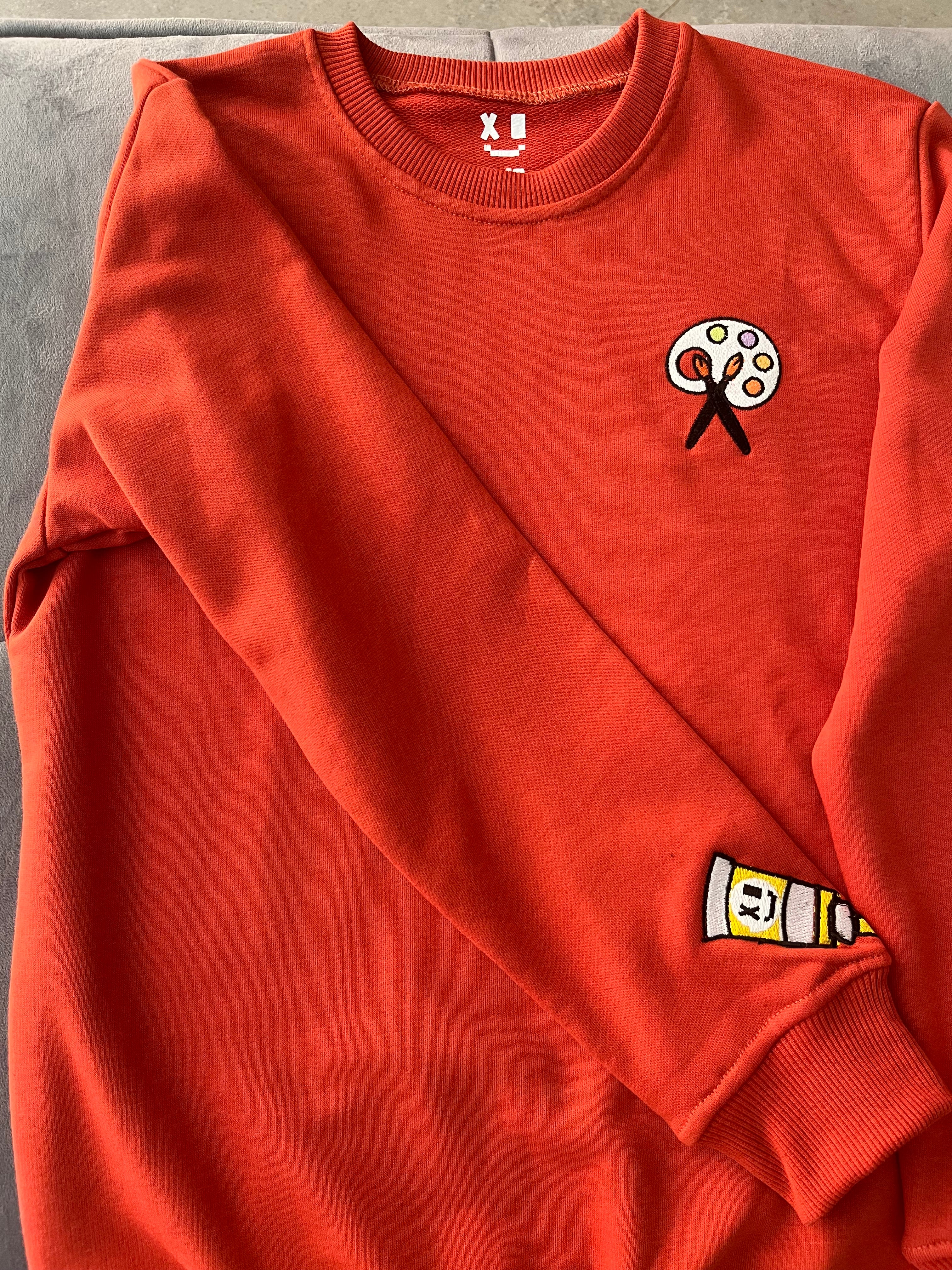 Unisex Pallet sweatshirt orange