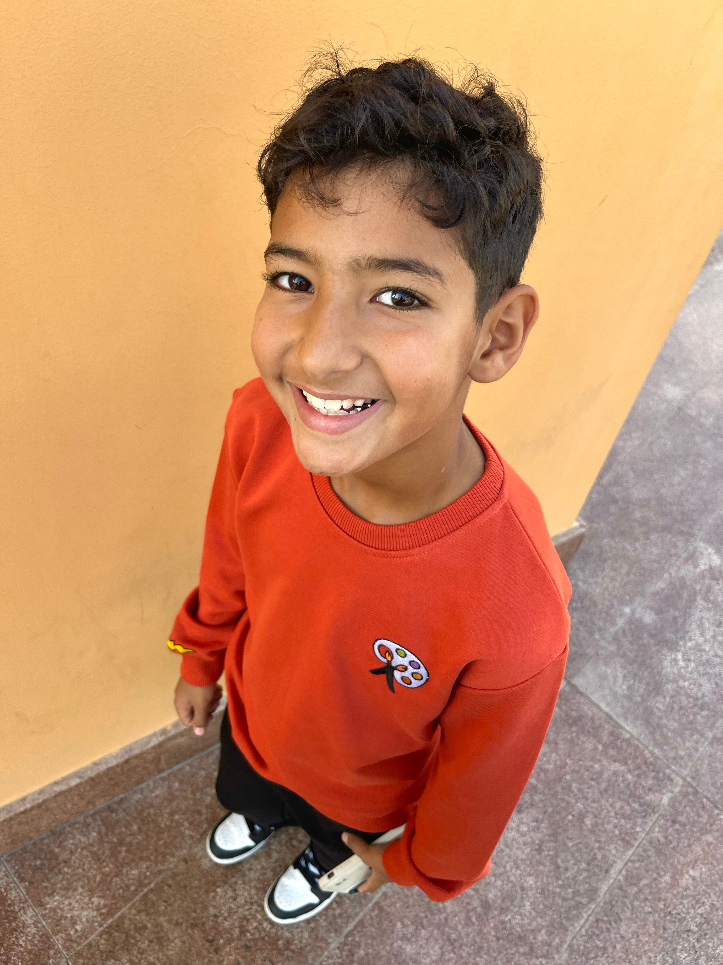 Unisex Pallet sweatshirt orange