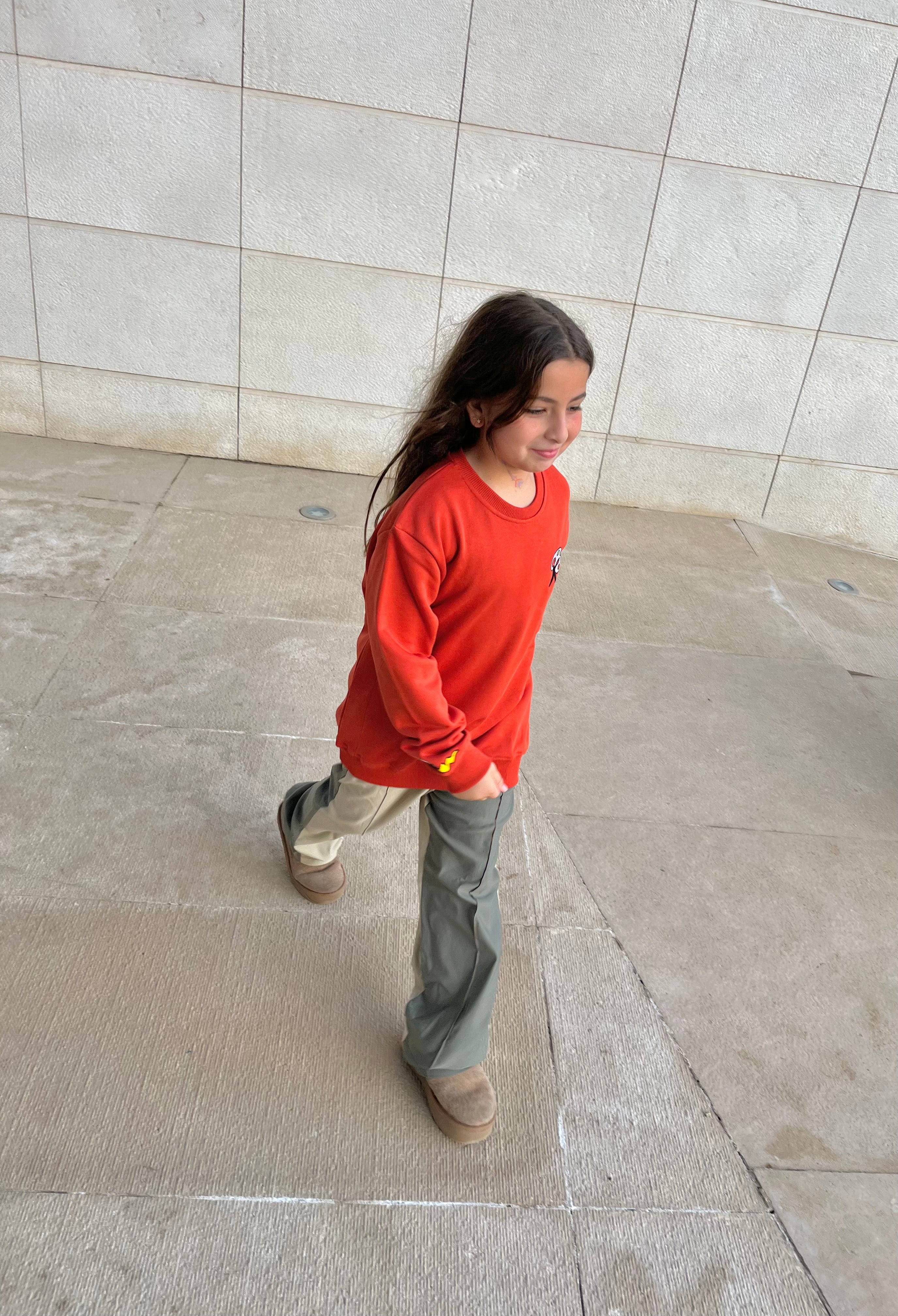 Unisex Pallet sweatshirt orange