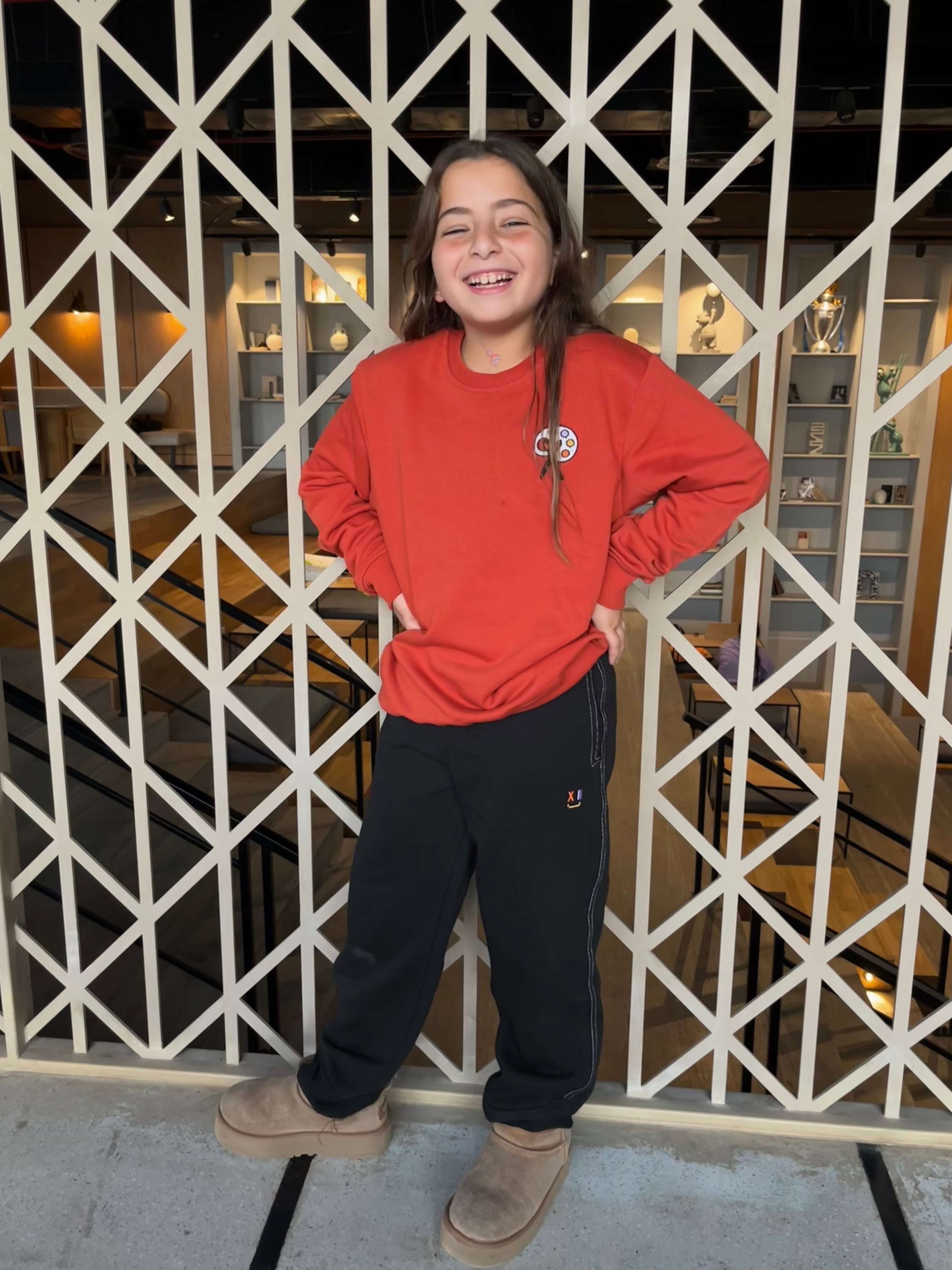 Unisex Pallet sweatshirt orange