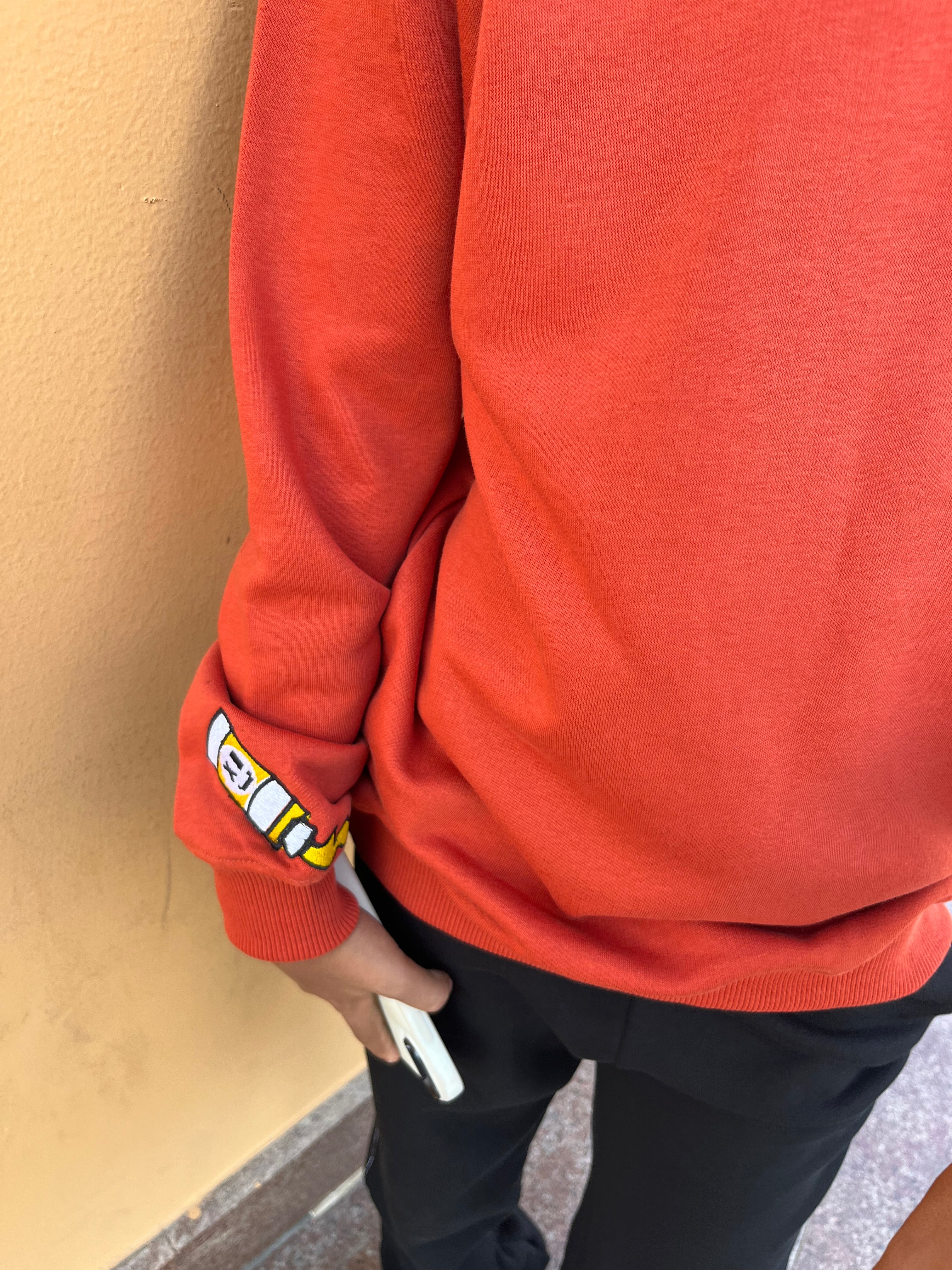 Unisex Pallet sweatshirt orange