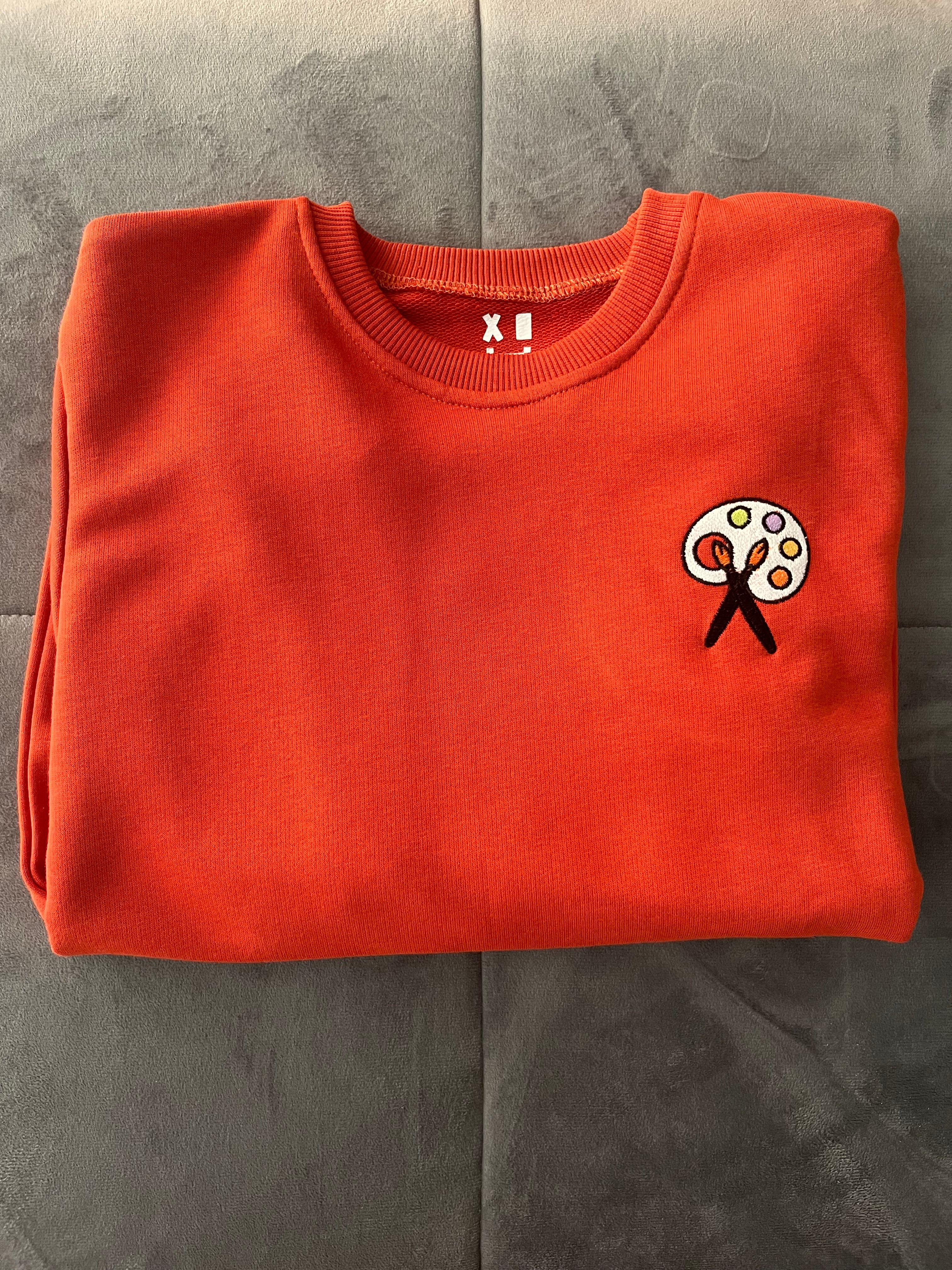 Unisex Pallet sweatshirt orange