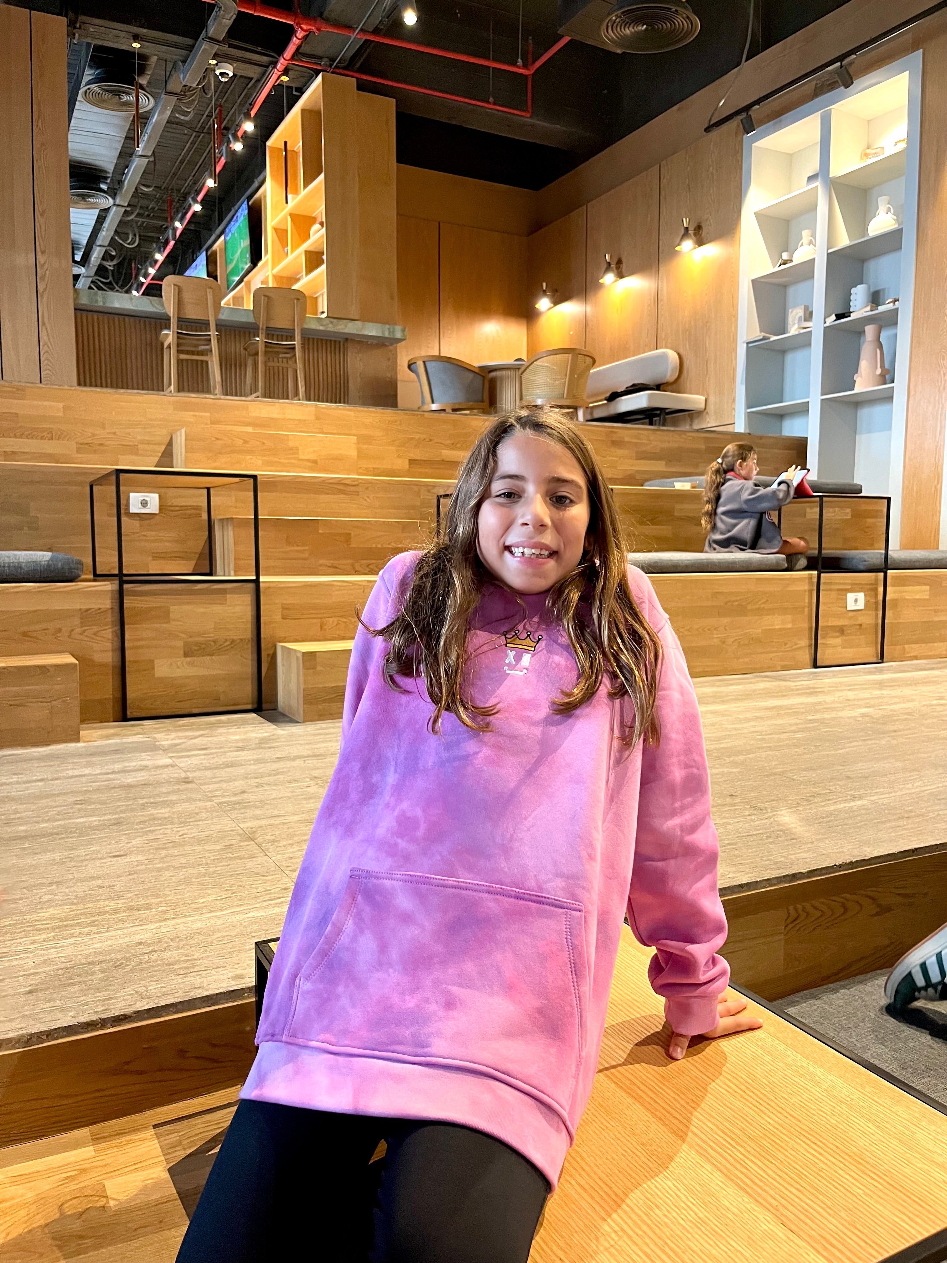 T-Pink tie dye hoodie unisex